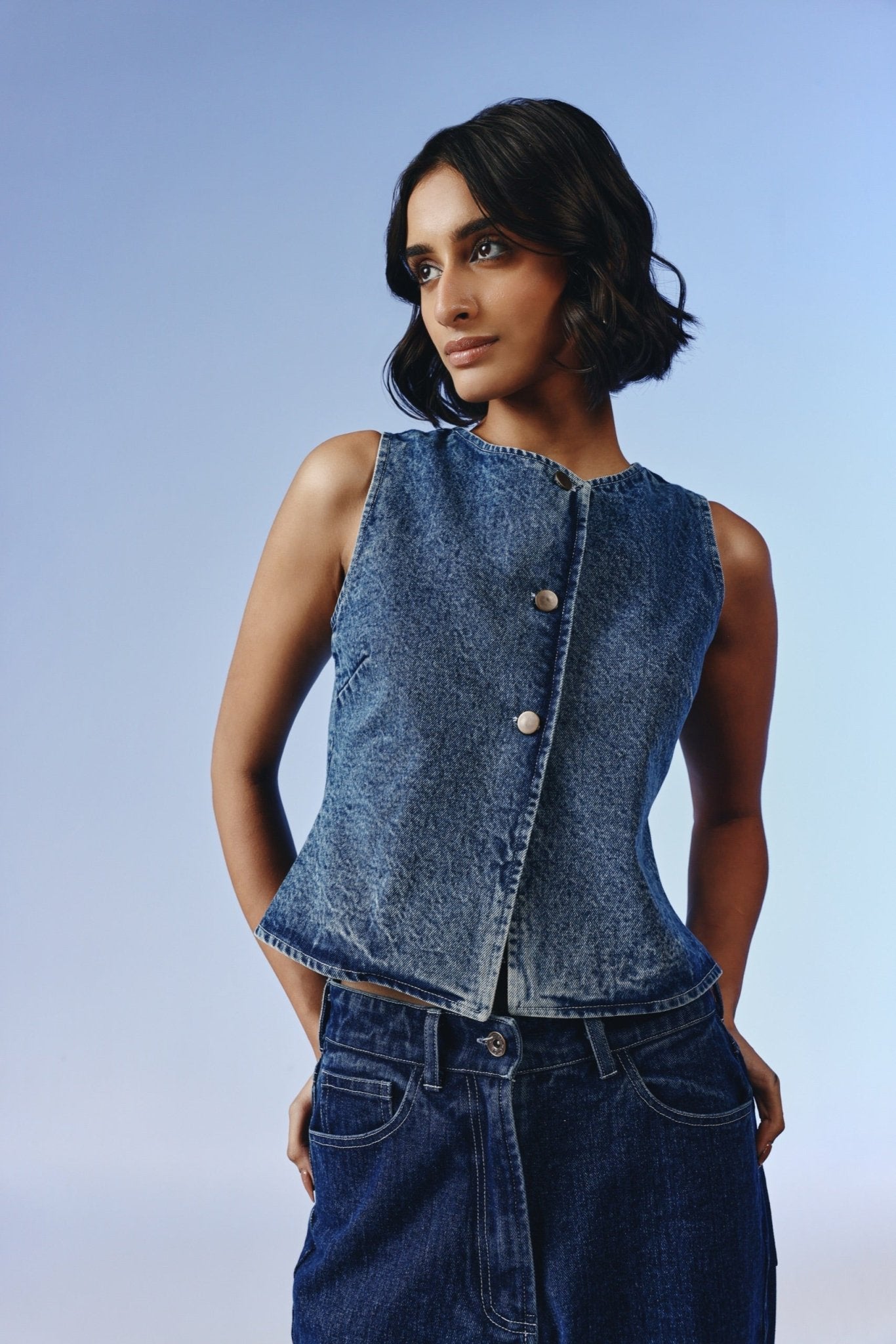 Aero Denim Top - quietBold
