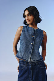 Aero Denim Top - quietBold