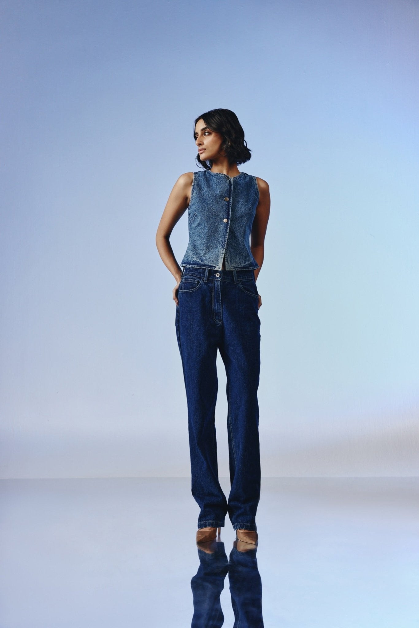 Aero Denim Top - quietBold