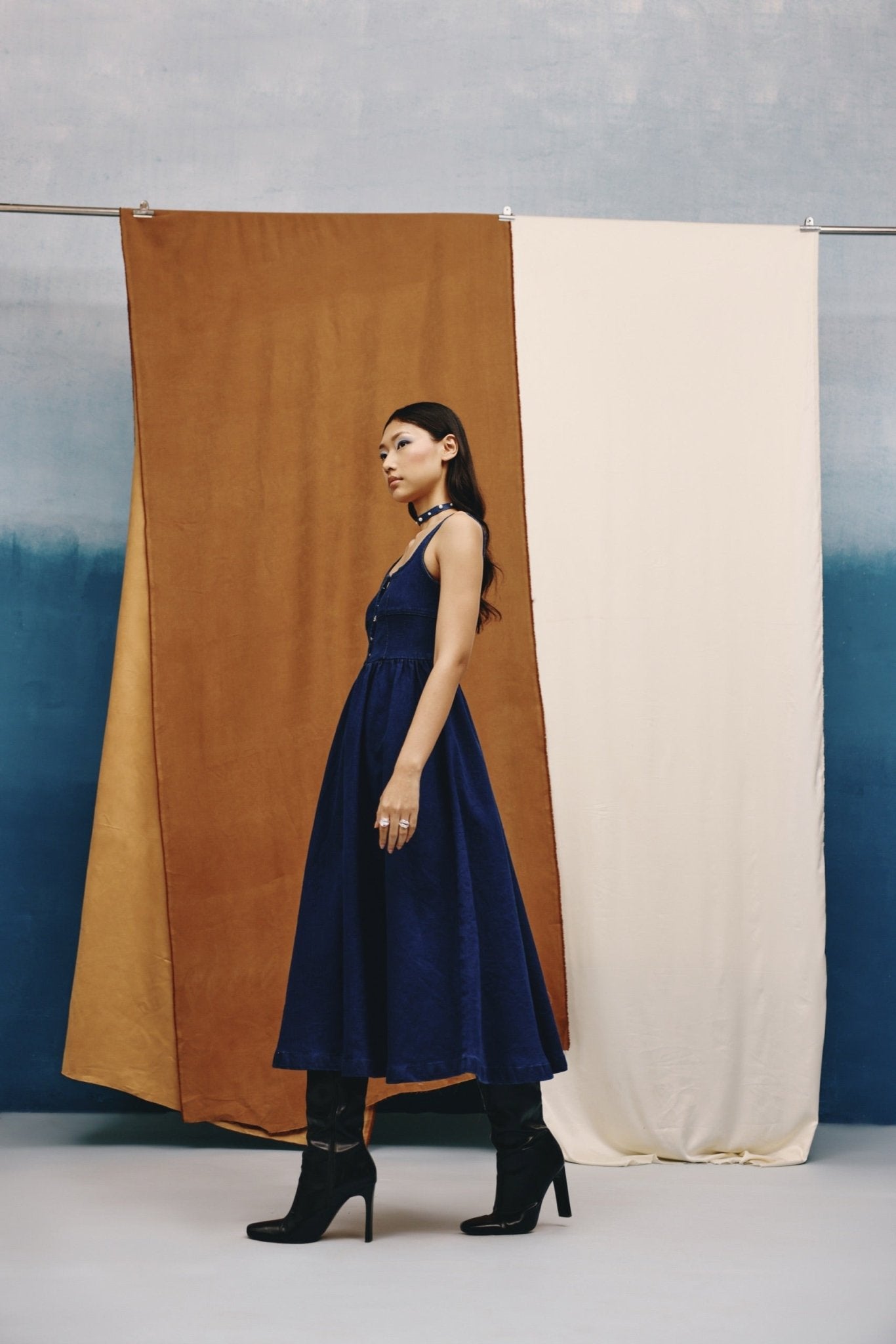 Blue Romance Midi Dress - quietBold