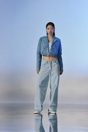 Bolt Studded Denim Jacket - quietBold