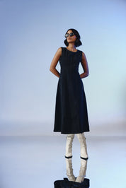 Contour Denim Midi Dress - quietBold