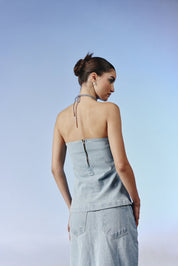 Drift Denim Midi Skirt - quietBold