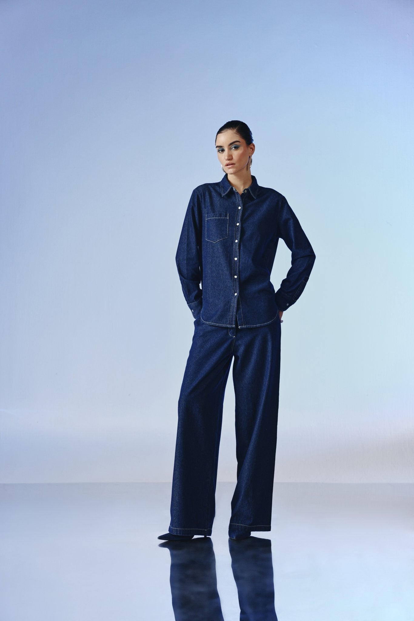 Echo Wide Denim Pant - quietBold