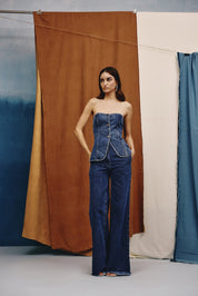Icon Denim Bustier - quietBold