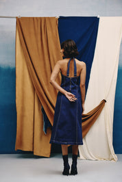 Indigo Muse Midi Dress - quietBold