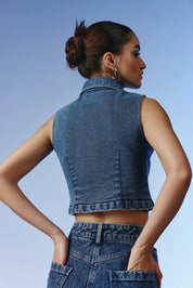 Linea Denim Top - quietBold