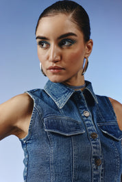 Linea Denim Top - quietBold