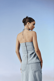 Mist Strapless Top - quietBold