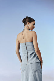 Mist Strapless Top - quietBold