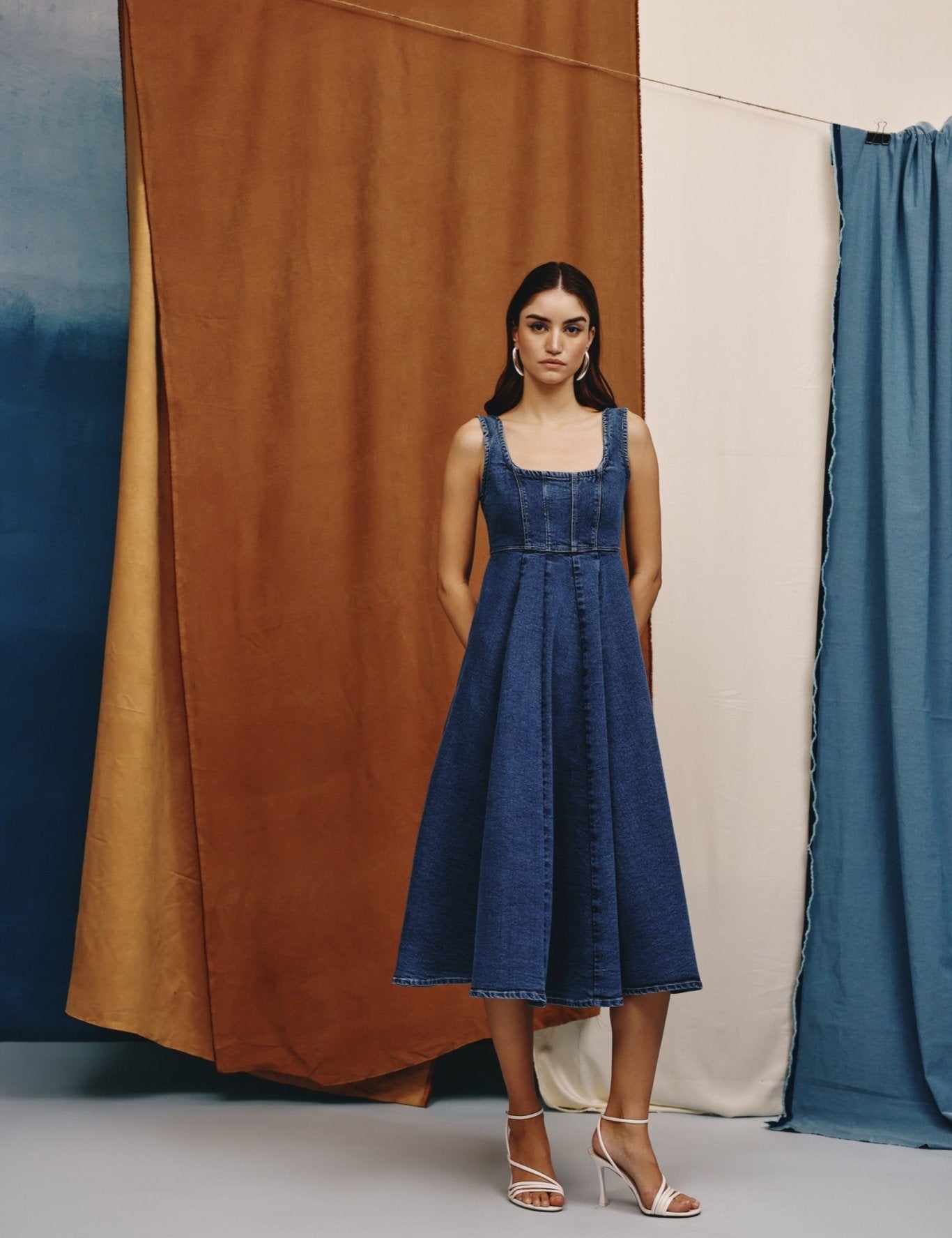 Mode Denim Bustier Dress - quietBold