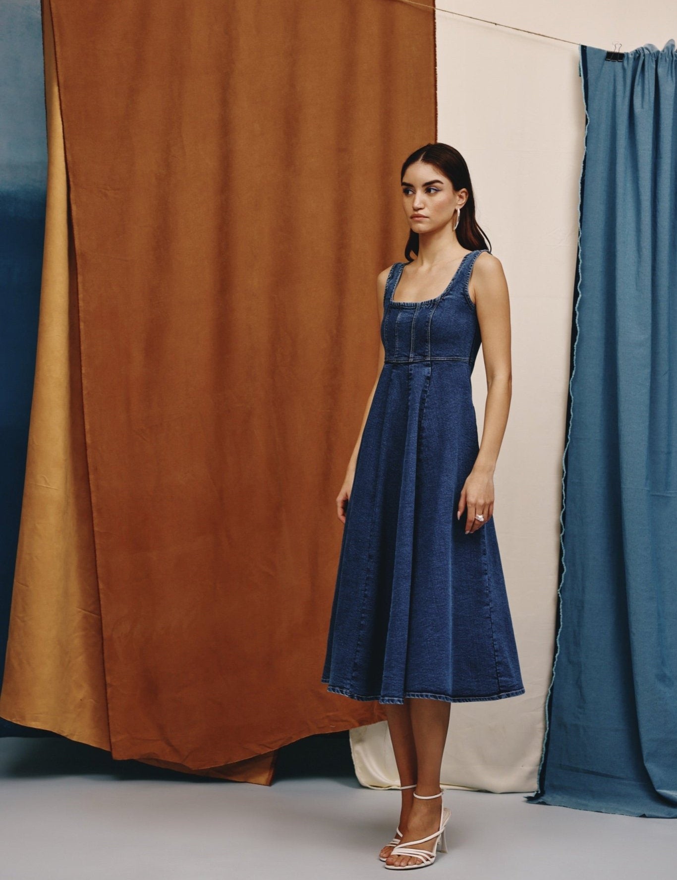 Mode Denim Bustier Dress - quietBold