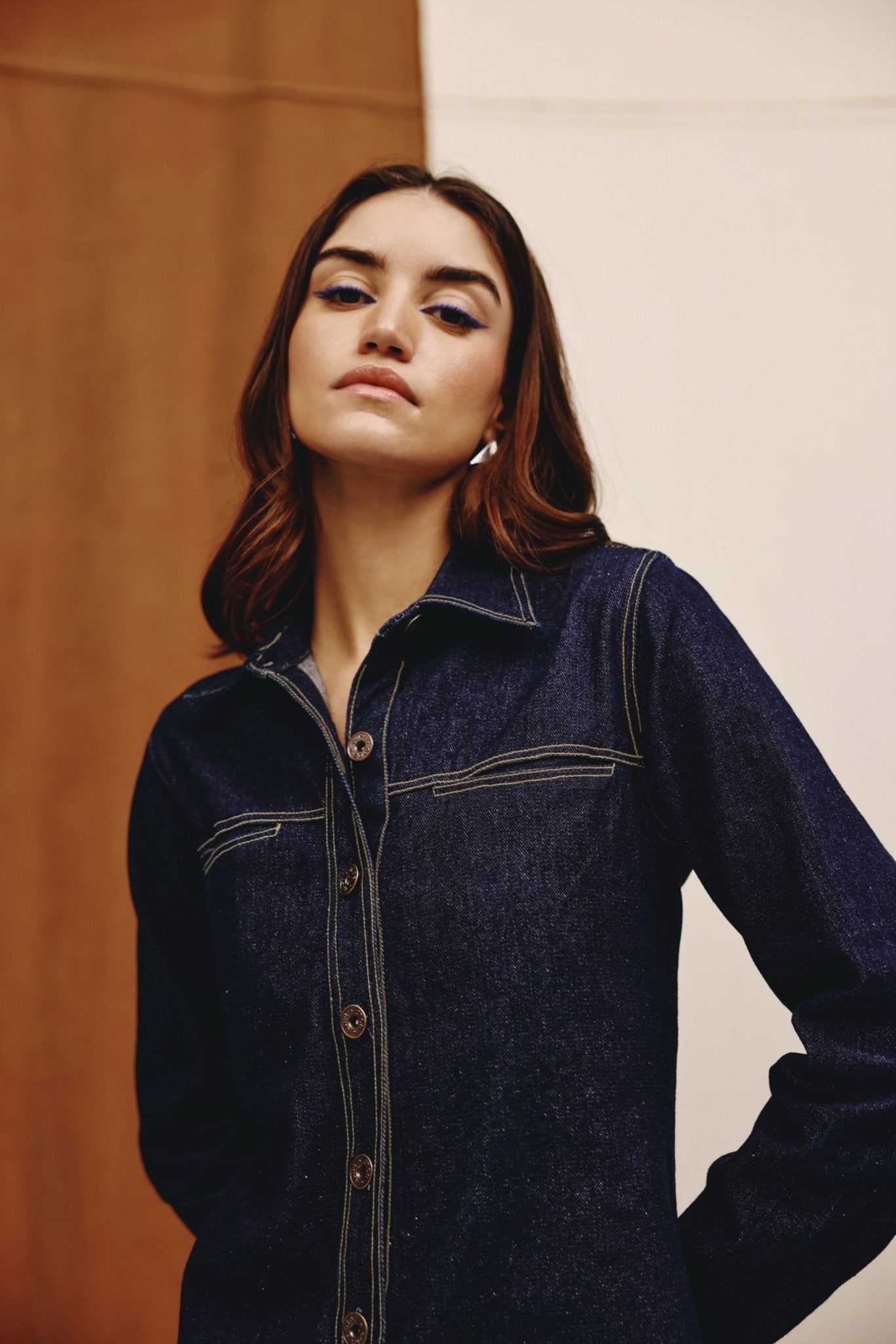 Night Shift Denim Shirt - quietBold