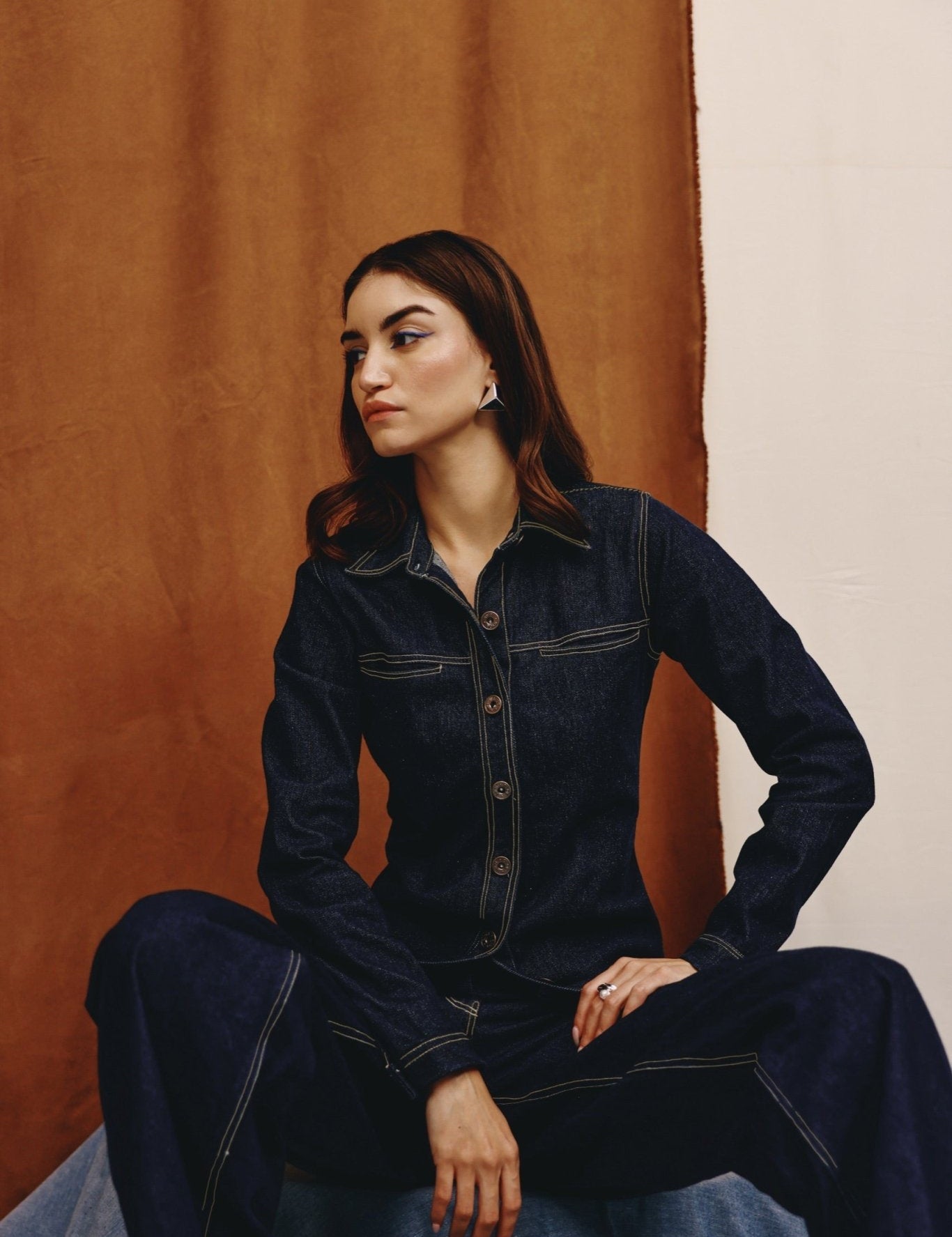 Night Shift Denim Shirt - quietBold
