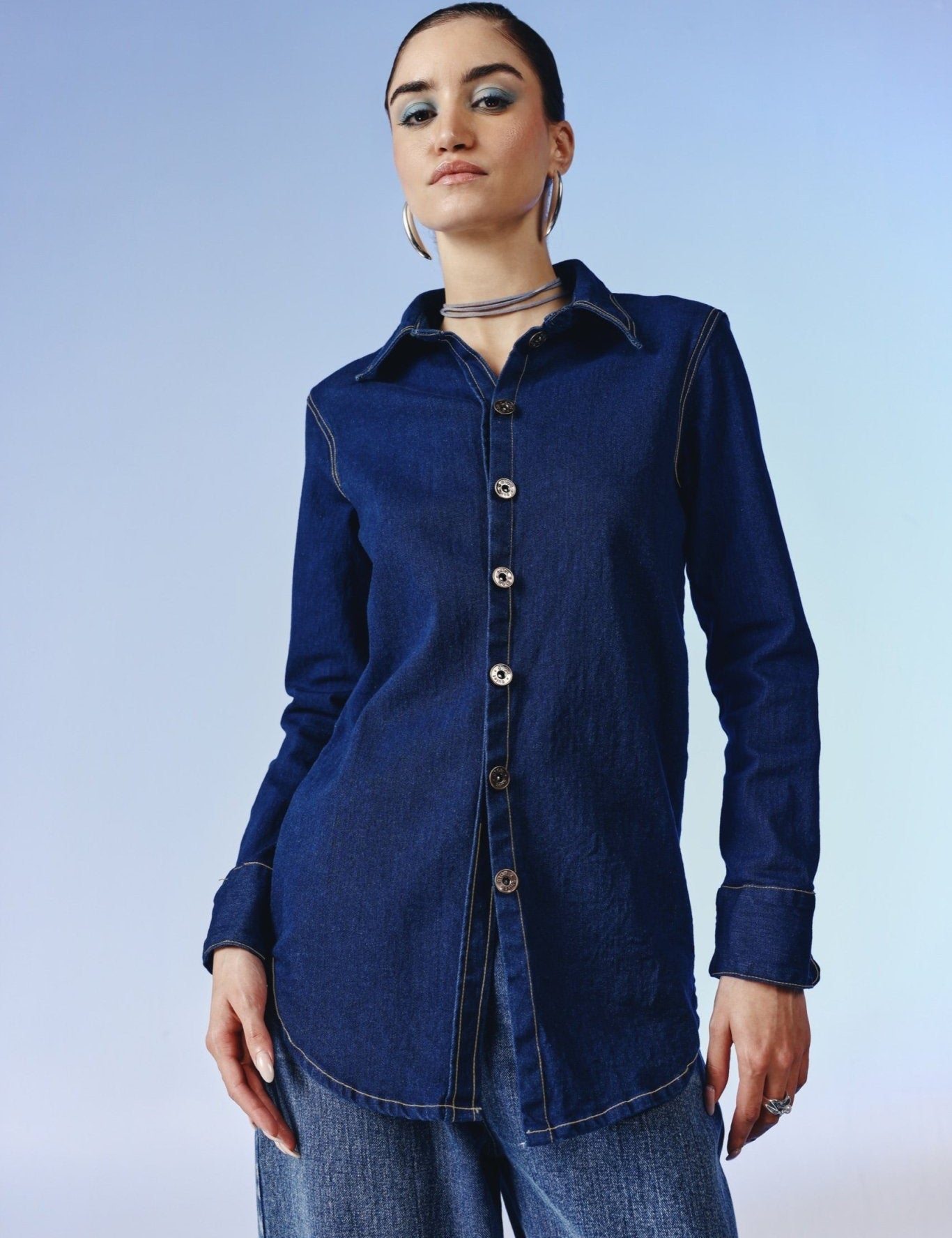 Prestige Denim Top - quietBold