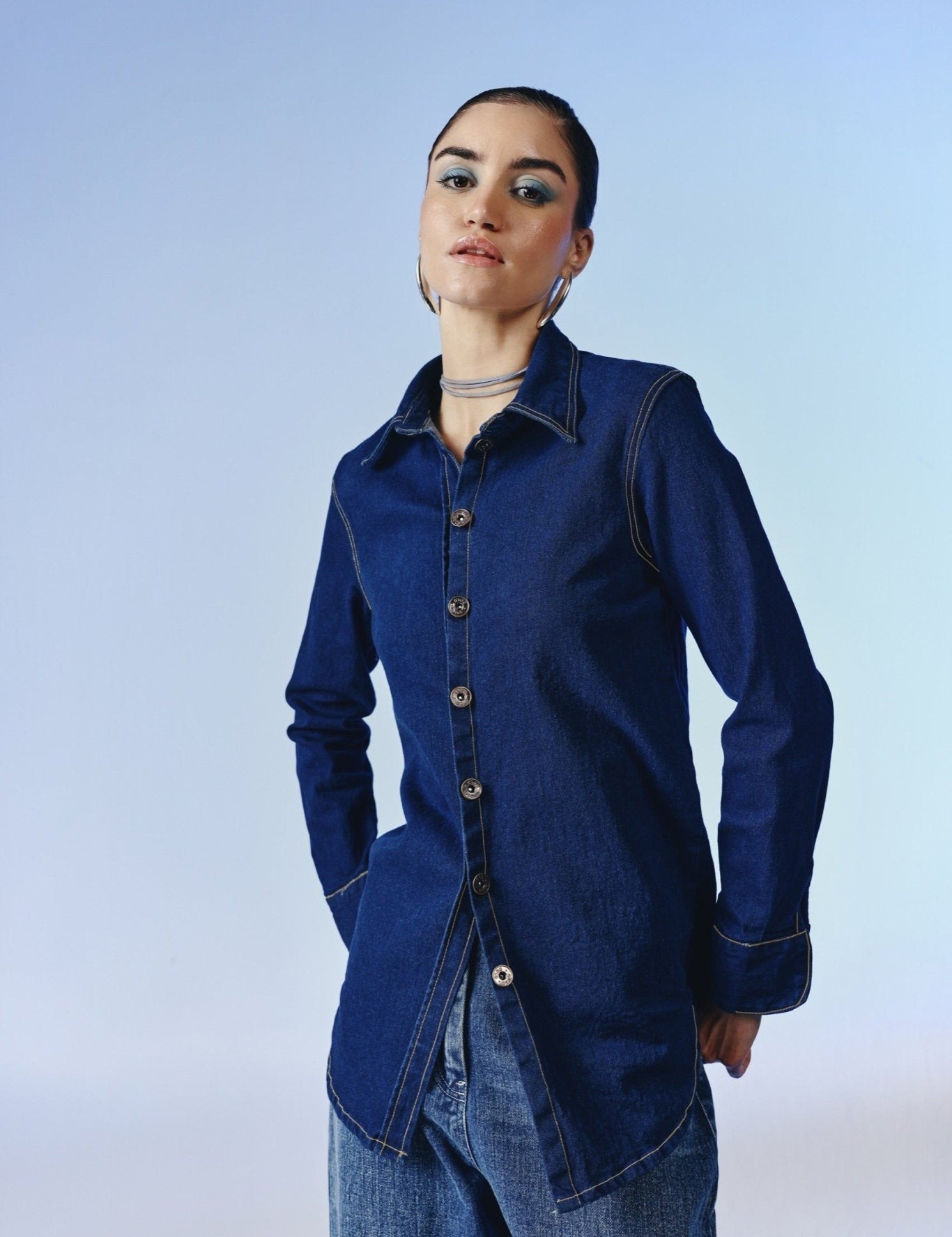 Prestige Denim Top - quietBold