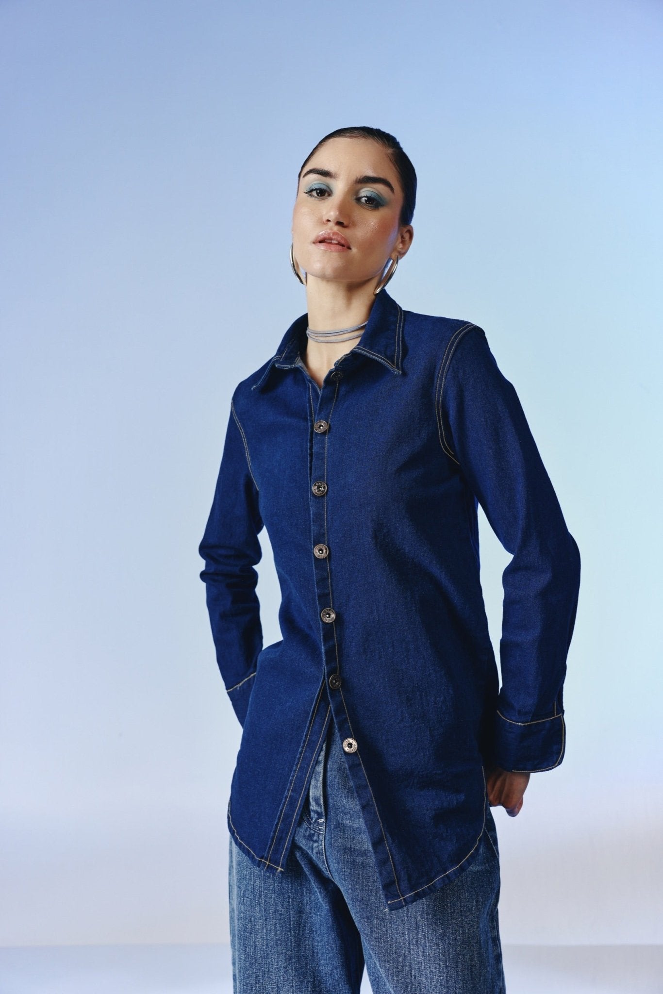 Prestige Denim Top - quietBold