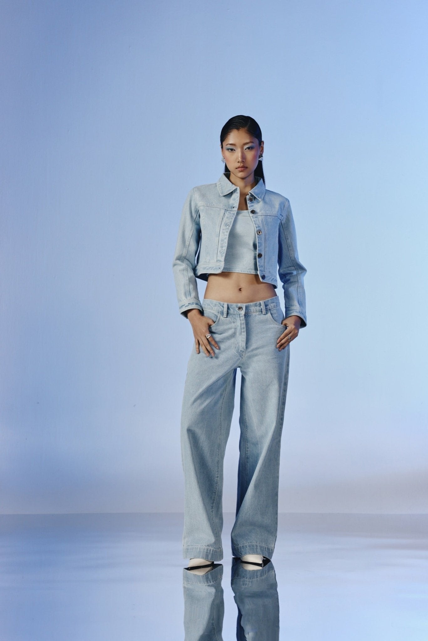 Prime Cropped Denim Jacket - quietBold