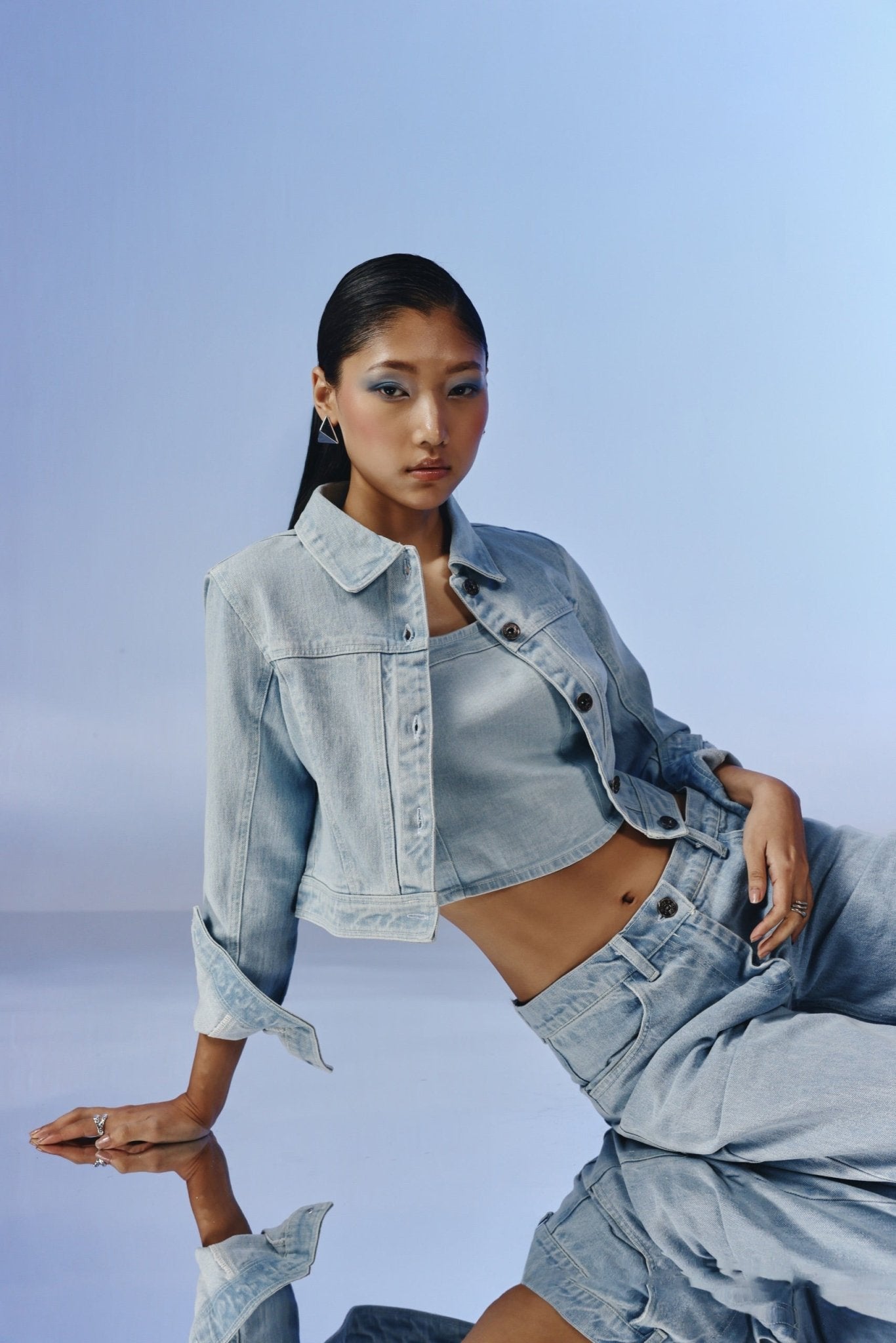 Prime Cropped Denim Jacket - quietBold