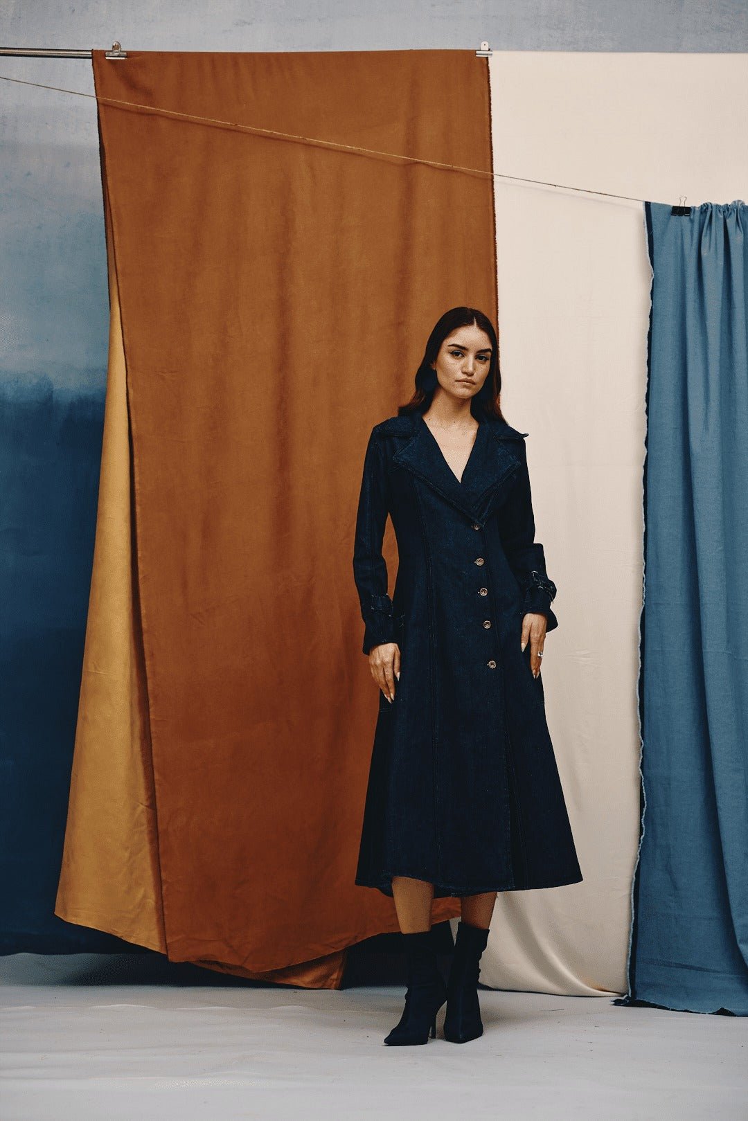 Regalia Denim Dress - quietBold