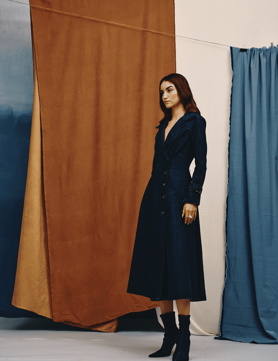 Regalia Denim Dress - quietBold