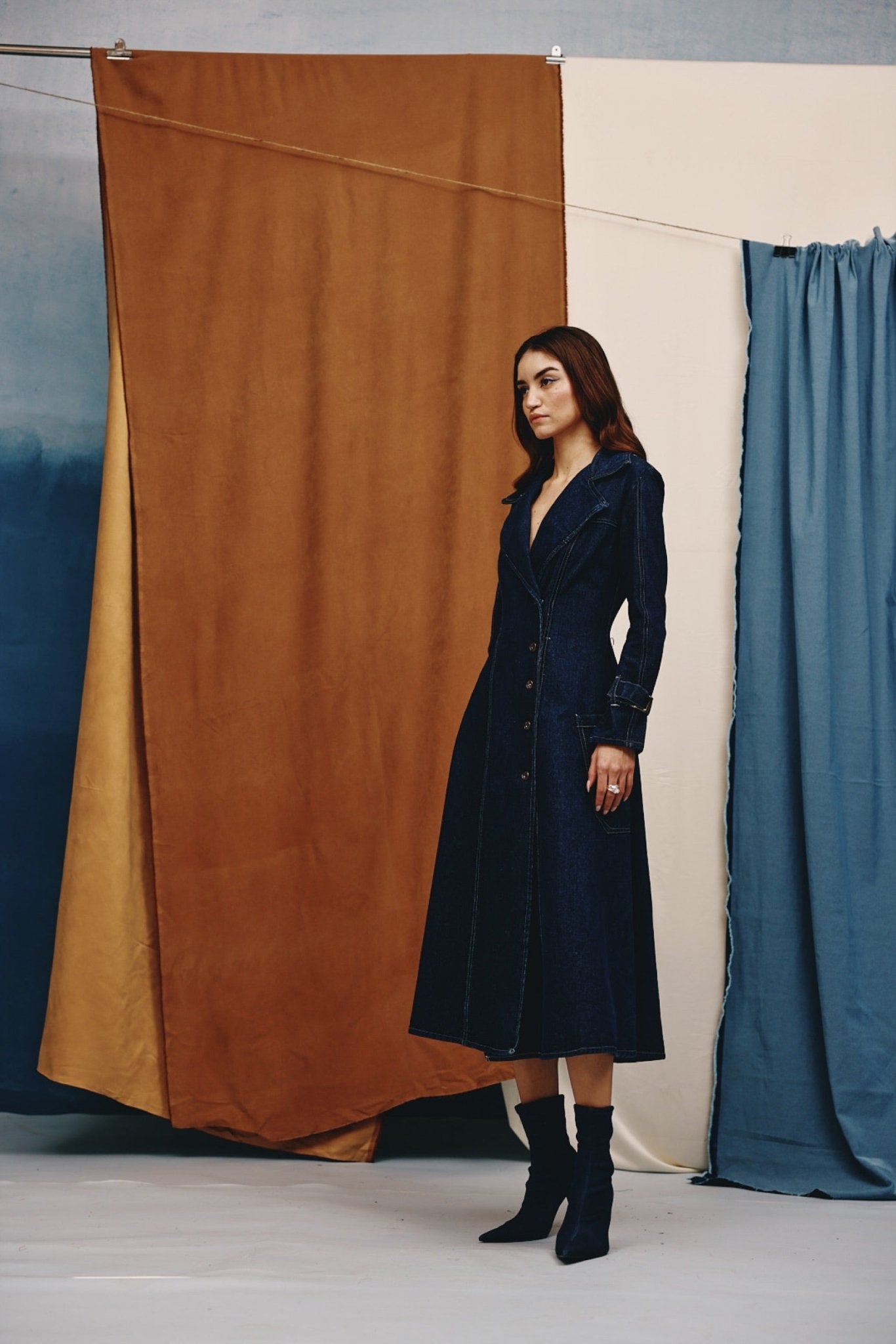 Regalia Denim Dress - quietBold