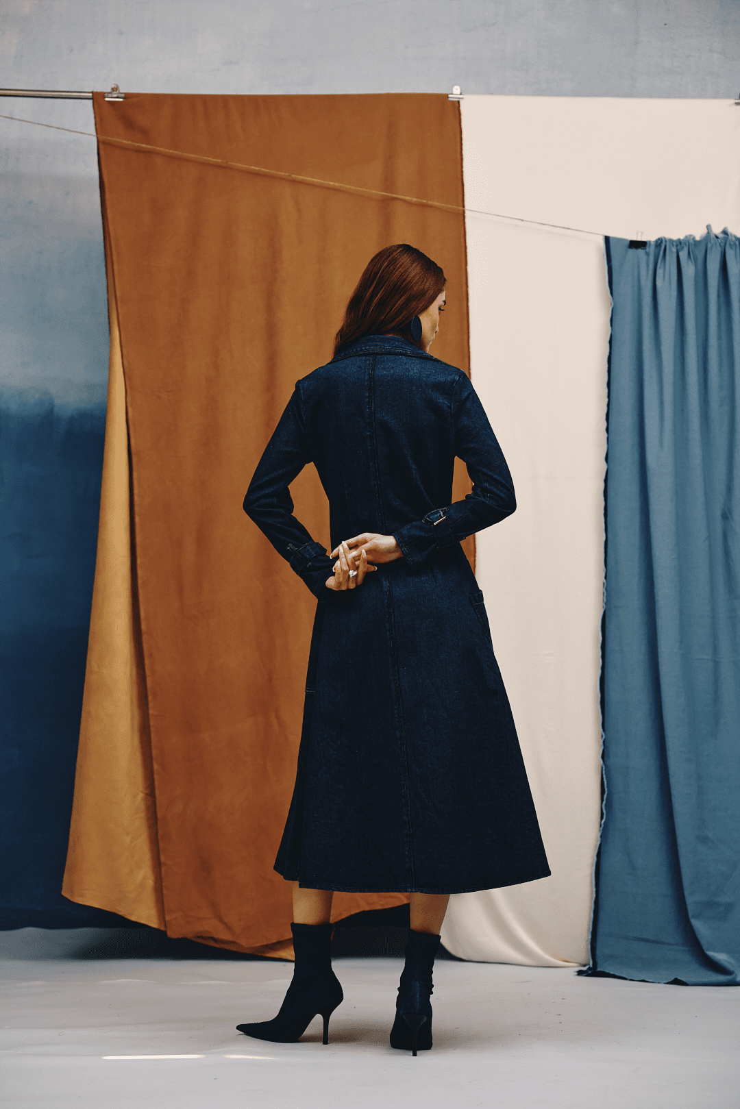 Regalia Denim Dress - quietBold