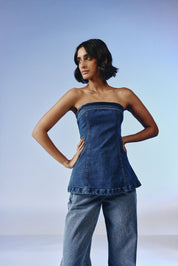 Runway Strapless Top - quietBold