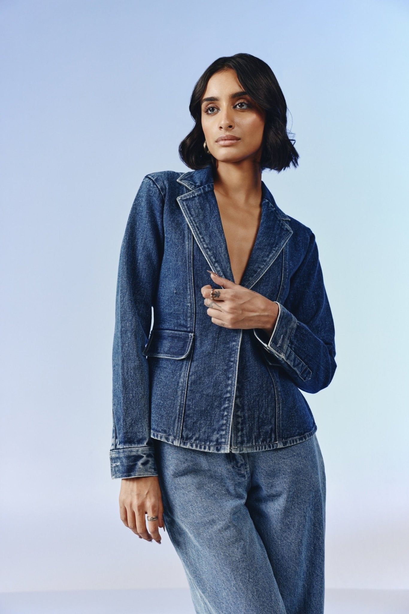 Spotlight Denim Top - quietBold