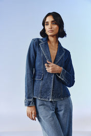 Spotlight Denim Top - quietBold