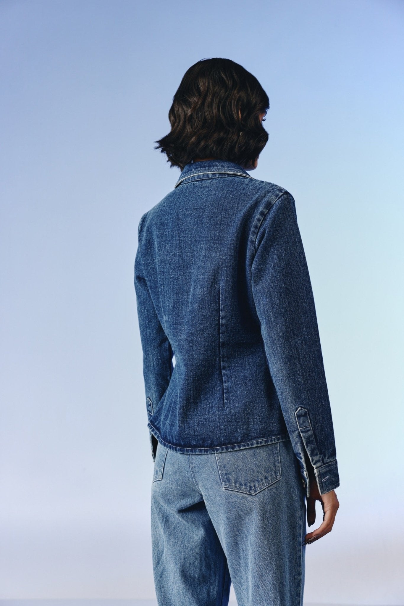 Spotlight Denim Top - quietBold